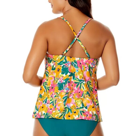 Anne Cole - Easy Triangle Tankini Swim Top - Picture 2 of 2